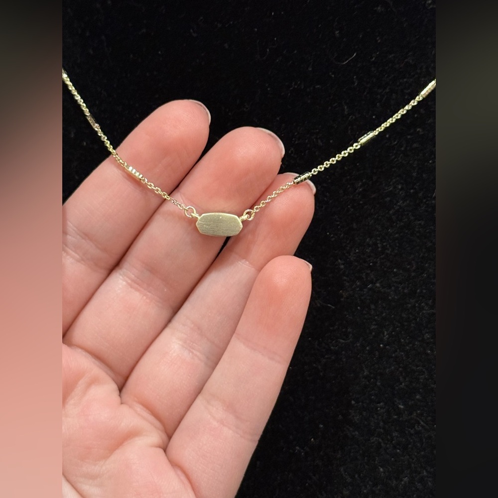 Kendra Scott Fern Gold Necklace - Picture 3 of 9
